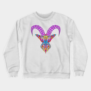 monster magical goat ecopop Crewneck Sweatshirt